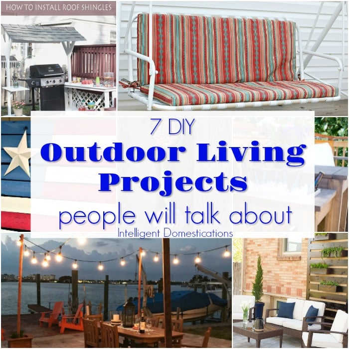 Outdoor Living Projects to add wow factor to your space. Merry Monday Blog Party Features