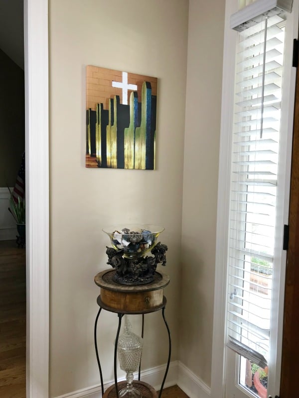 Decorating with canvas prints. Have your favorite photos mounted onto canvas for wall art in your home. 