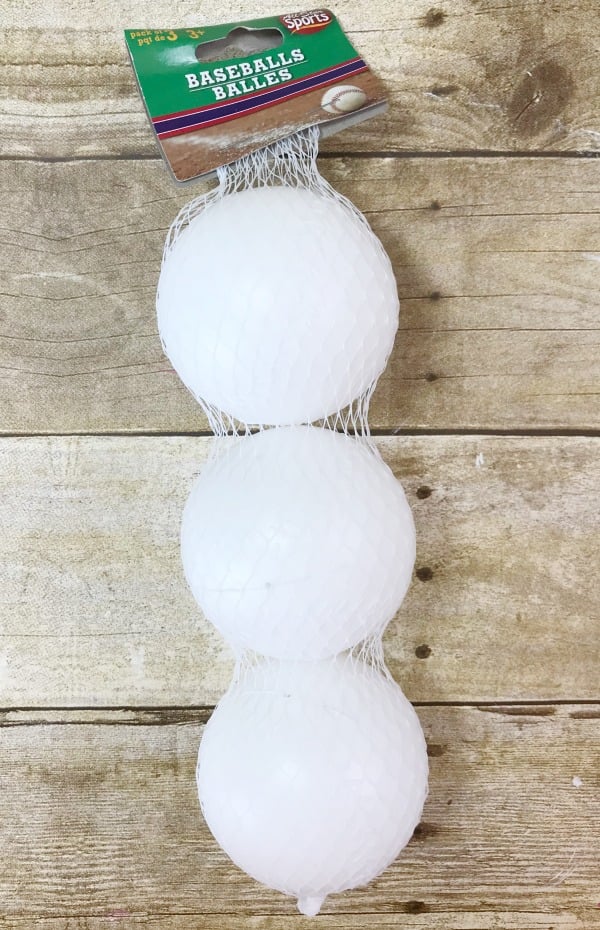 Plastic baseballs from the dollar store. Wiffle Balls. Make your own Blue and White Orbs using napkins, Wiffle balls and decoupage. See how easy it is. DIY Orbs for home decor. How to make your own Orbs for staging bowls and trays. #diy #makeyourown #diyorb #diyblueandwhitedecor #howtostageabowl #homedecor