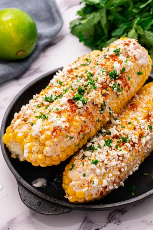 grilled Mexican street corn
