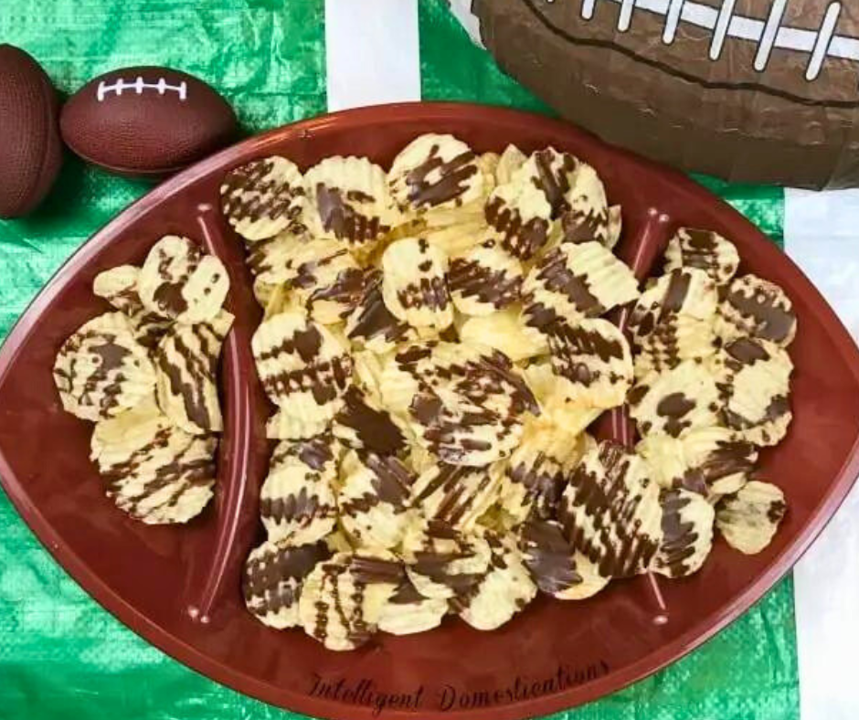 chocolate covered potato chips
