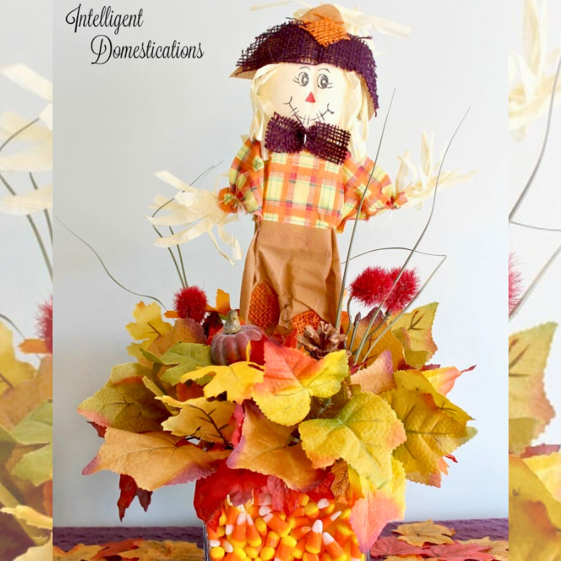 Scarecrow Fall Tabletop Centerpiece DIY project