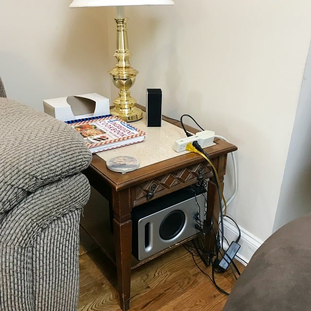 How to turn a bar stool into a side table. Easy wood DIY project using few tools. A Mandela stencil on top add beauty to this easy DIY Furniture project. #diy #woodproject #furnituremakeover #livingroom #diyfurniture #diyhomedecor #diynightstand How to turn a bar stool into a side table. Easy wood DIY project using few tools. A Mandela stencil on top add beauty to this easy DIY Furniture project. #diy #woodproject #furnituremakeover #livingroom #diyfurniture #diyhomedecor #diynightstand