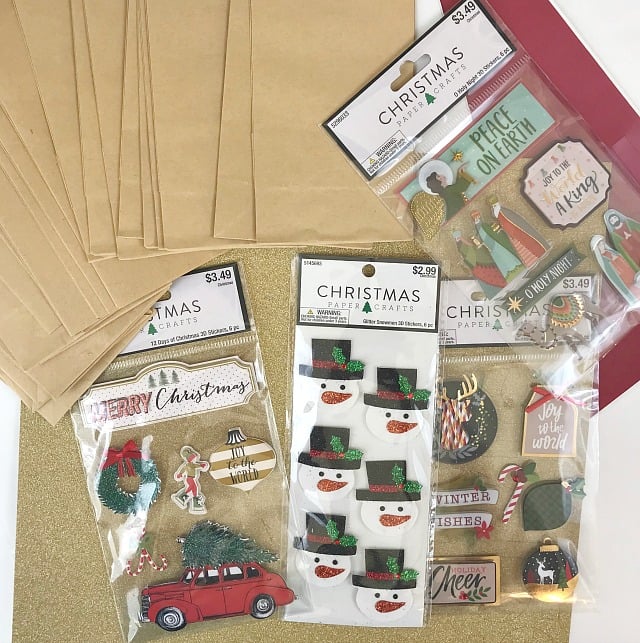 Make this easy DIY paper bag advent calendar for the kids to enjoy the anticipation of Christmas Day. You can stuff the bags with whatever you like or grab our free printables.