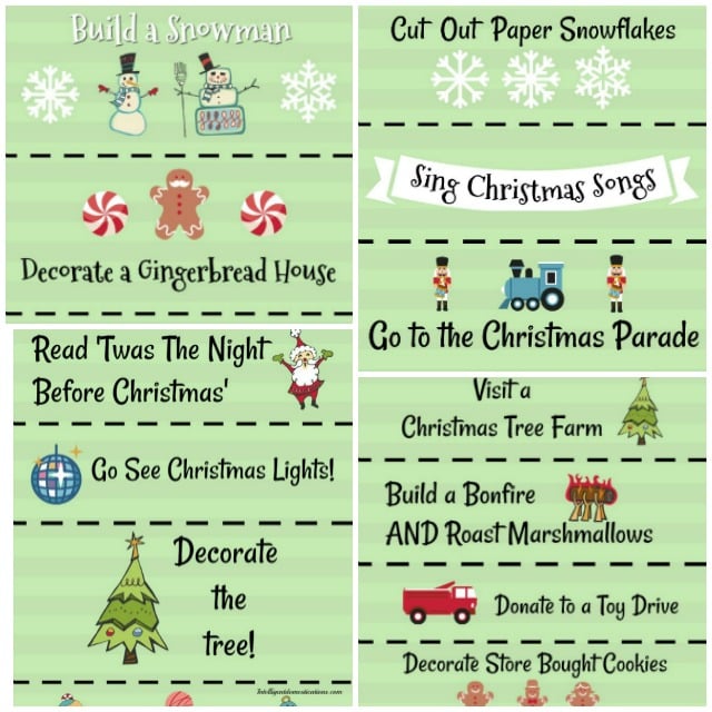 Free Printable Activities for your DIY Advent Calendar