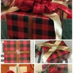 A gift in various stages of being wrapped