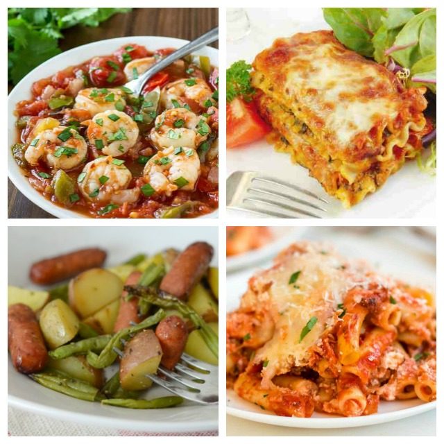 7 One Pan Dinner Recipe Ideas for weeknight meals #dinnerideas