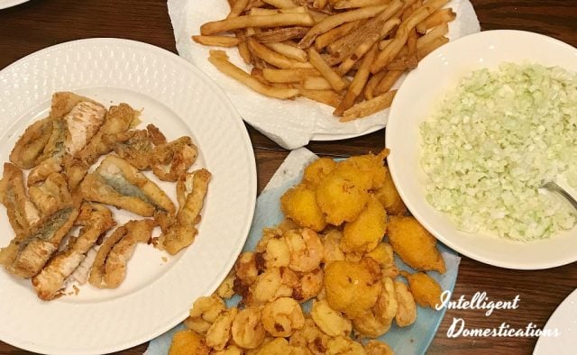 Air Fryer Southern Catfish Nuggets easy recipe with only two ingredients. Easy weeknight meal prepared in the Air Fryer. #airfryer