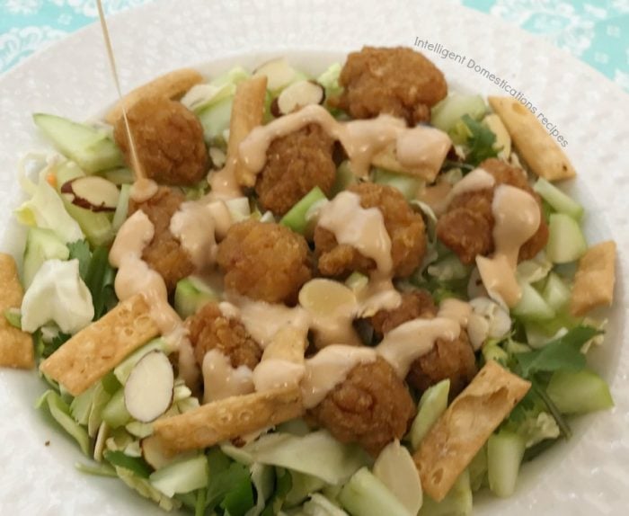 Asian Chopped Salad with Sesame dressing