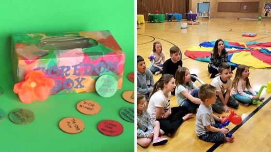 Boredom Box and Ideas for keeping kids busy over summer break