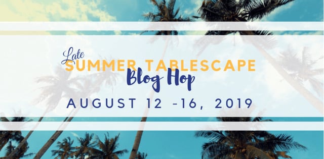 Late Summer Tablescape Tour #tablescape