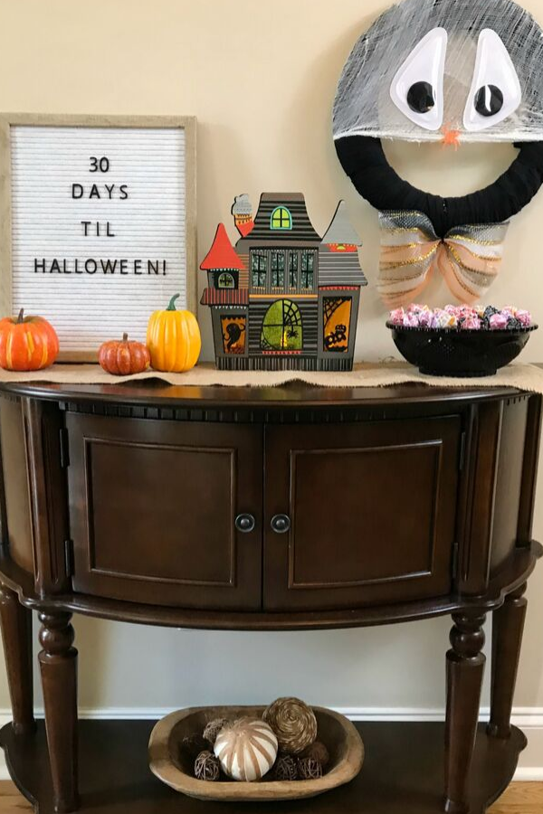 Our Silly Spider Web Halloween Wreath is a quick and easy craft project ready in under 30 minutes. It's also a Dollar Store Halloween project so Yay! Budget friendly seasonal decor is always a good thing.