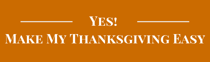 Complete Southern Thanksgiving Dinner Meal Plan with Menu, Recipes, Grocery Shopping list and Tips