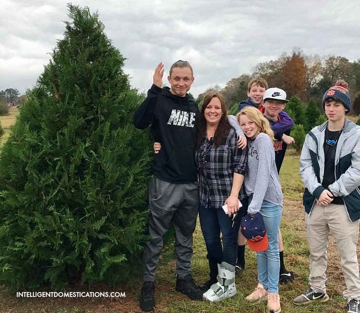 Christmas Tree Shopping 2019. We found the perfect tree. It didn't look that big when we picked it out!