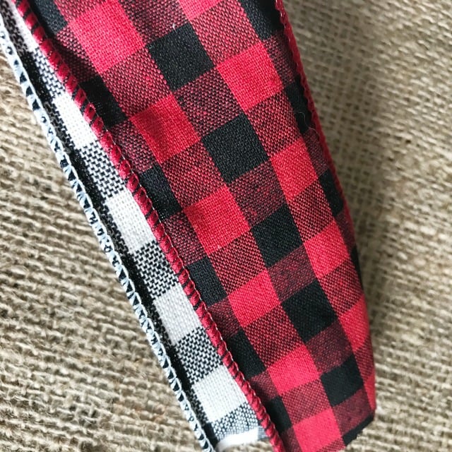 Two colors of Ribbon paired for making a bow