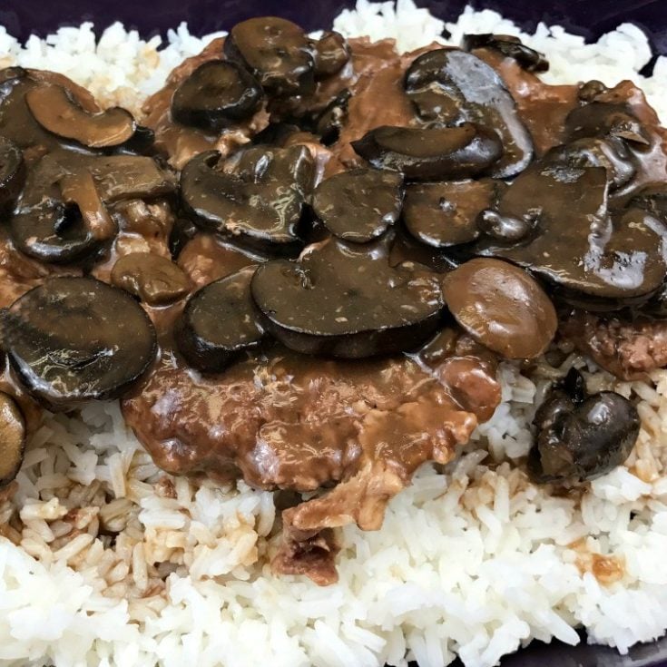 Image for Crockpot Cube Steak & Mushroom Gravy