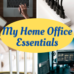 My list of essential home office electronic equipment and accessories, office furniture and things to make for a successful work from home space. #workfromhome #homeoffice #intellid