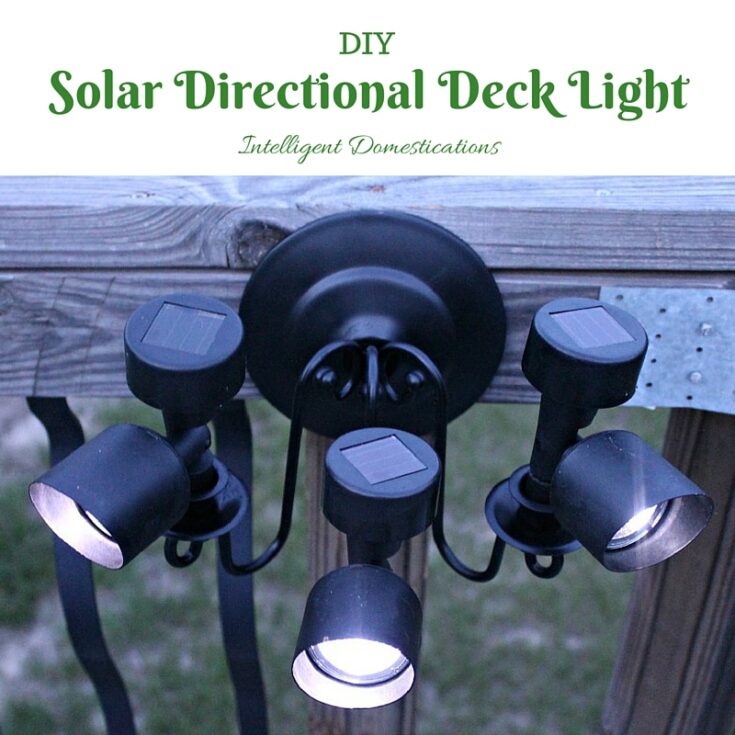 Image for DIY Solar Directional Deck Lighting