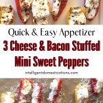 3 Cheese & Bacon Stuffed Mini Sweet Peppers