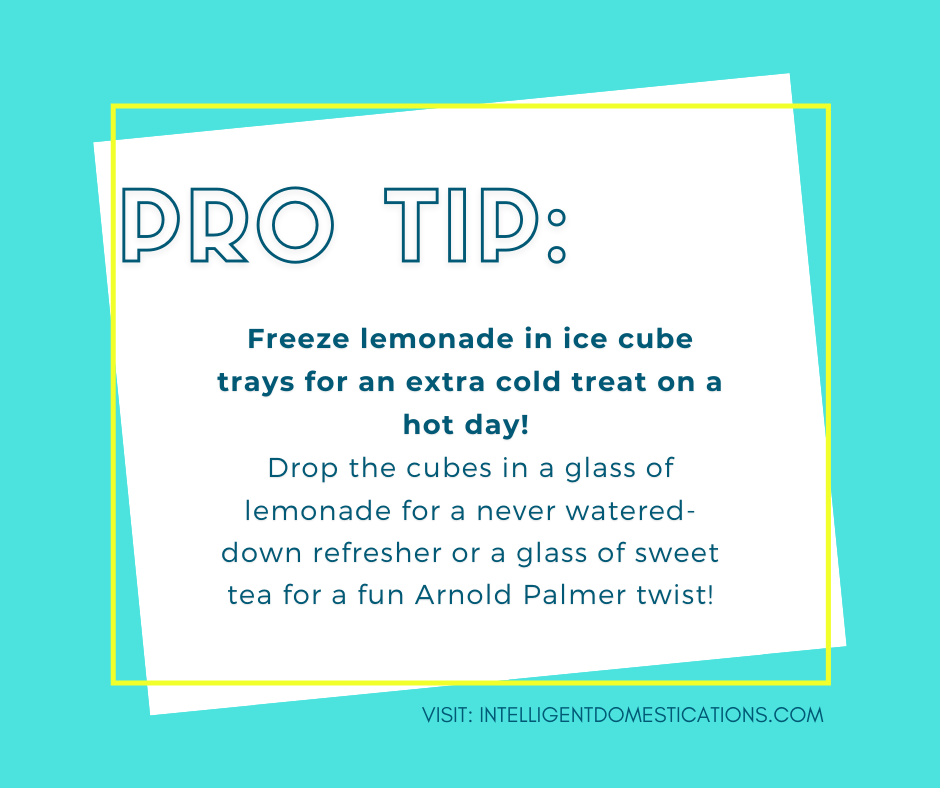 Lemonade tip