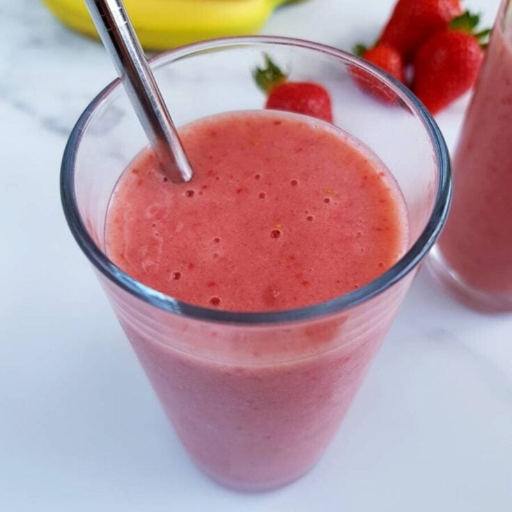 Image for Strawberry Banana Almond Milk Smoothie