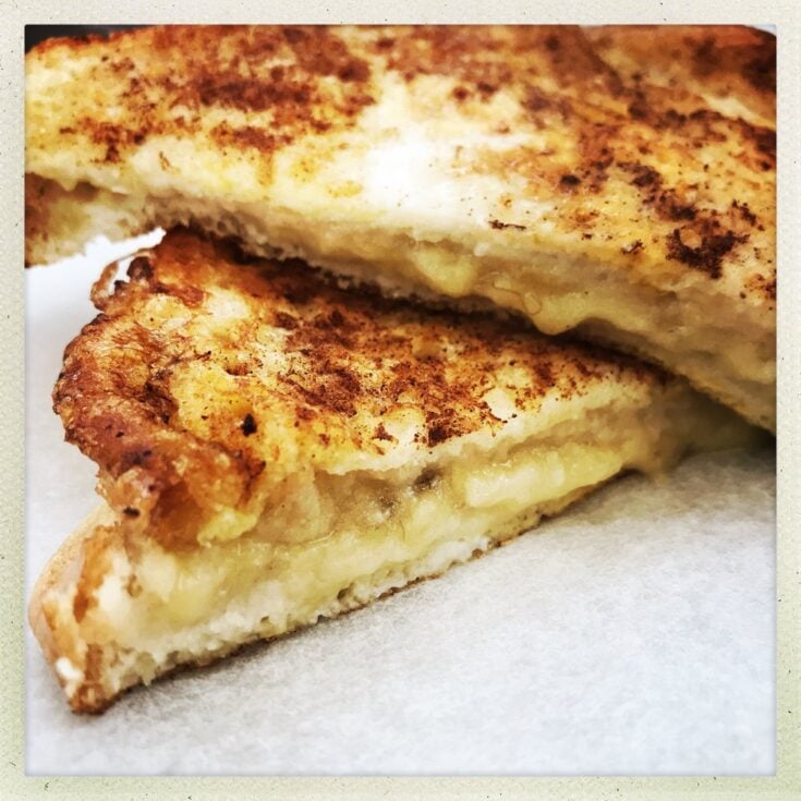 Image for Crazy good banana cinnamon french toast