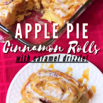 Cinnamon rolls with apples