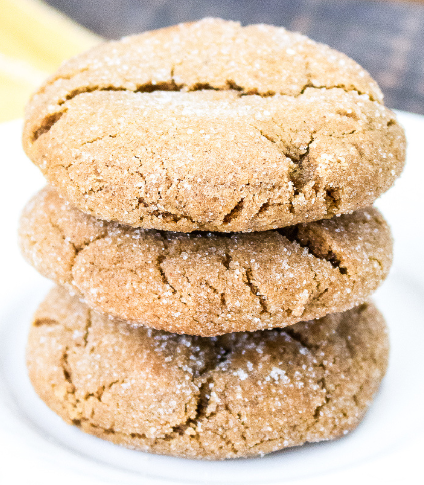 Homemade Gingersnap Cookies