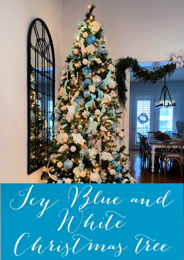 Image for Icy Blue and White Christmas Tree