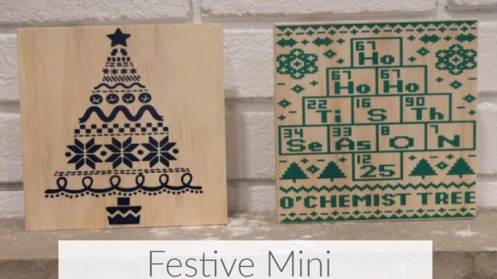 Image for Quick Festive Mini Christmas Signs