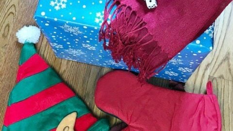 Image for Unwrap The Gift Wearing Gloves Game