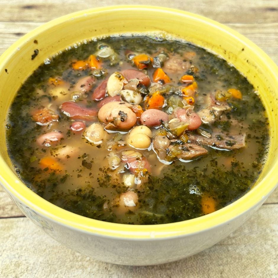 15 Bean soup recipe made from scratch with dried beans