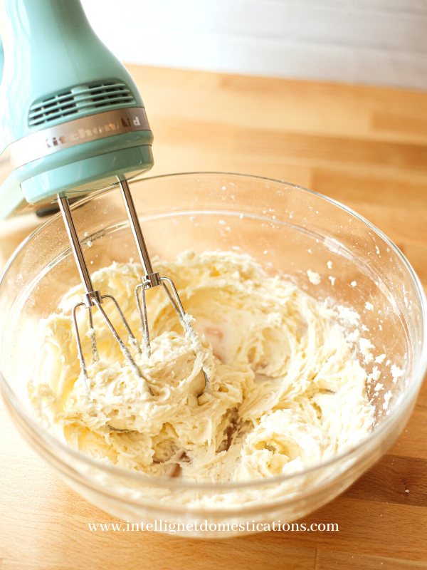 Frosting in a bowl
