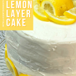 round Lemon layer cake