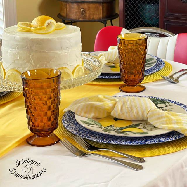 Lemon Tablescape