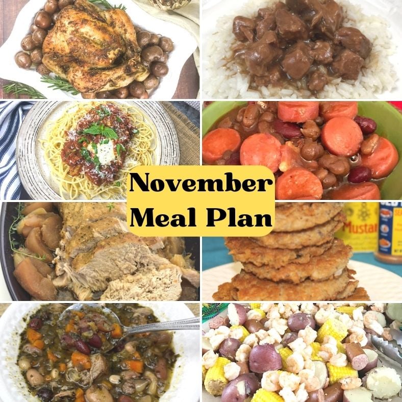 November Meal Plan