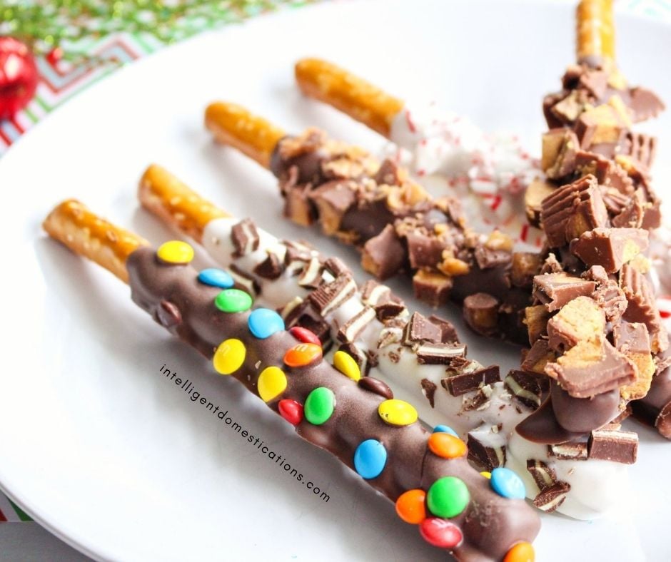 Candy Covered Pretzel Rods