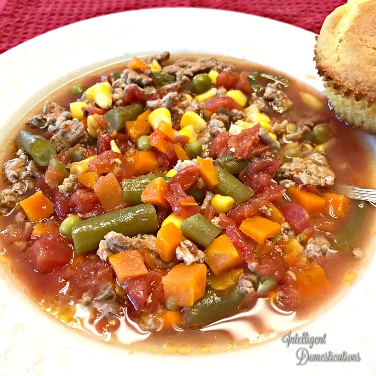 homemade vegetable soup recipe