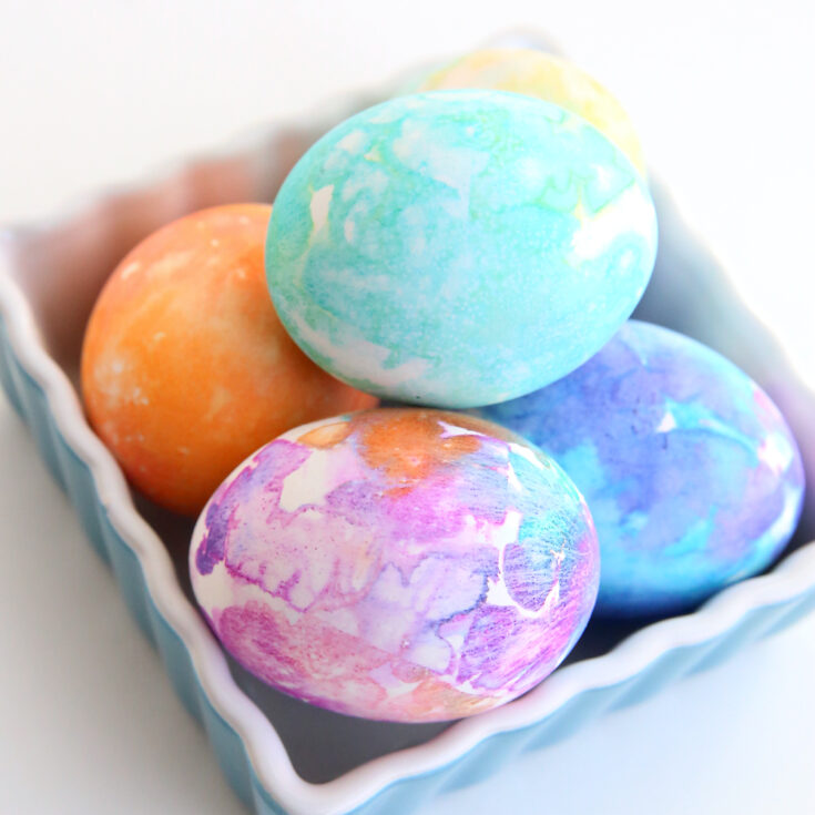 Image for Tissue Paper Easter eggs {so easy!}