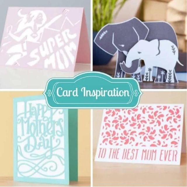 Making cards with the Cricut machine