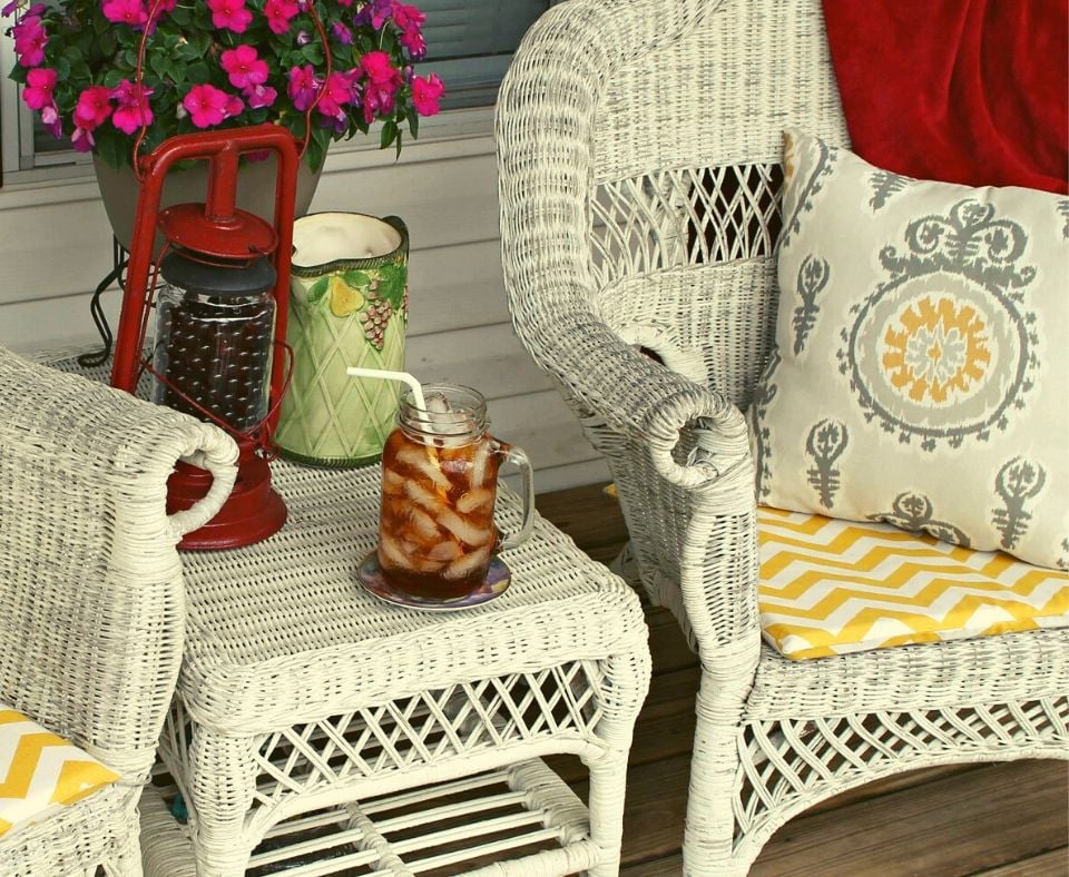 Sweet tea on the front porch