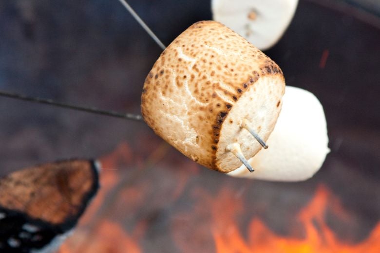 Roasting marshmallows