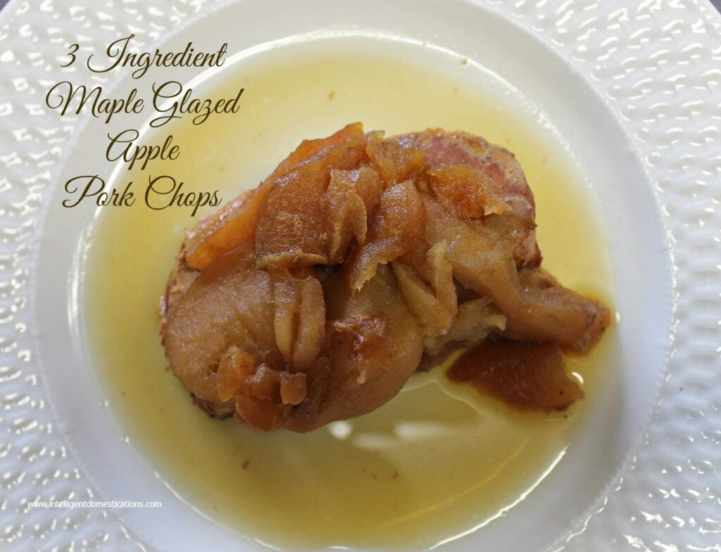 Maple Glazed Apple Pork Chops 