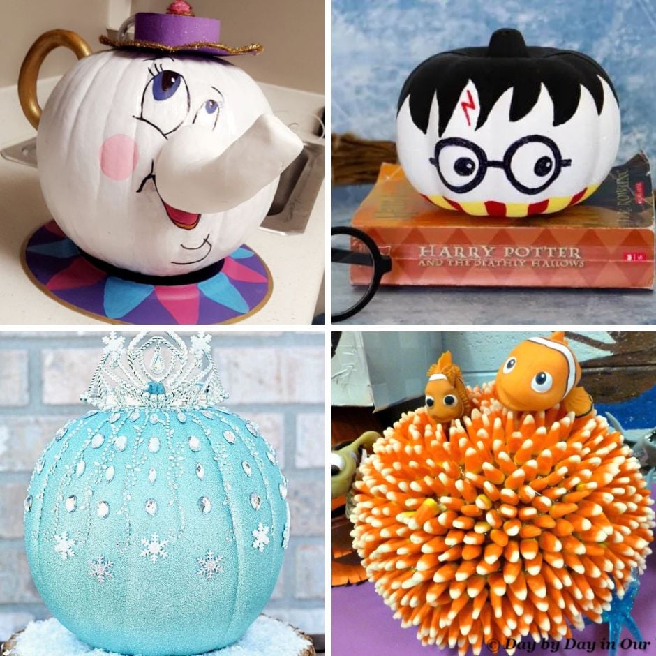 4 Kids No Carve Pumpkin ideas