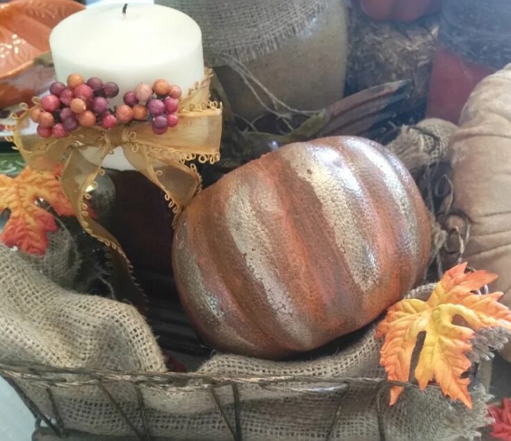 Image for Styrofoam Pumpkin Makeover