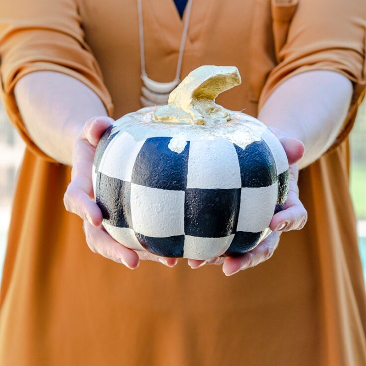 Image for How to Paint Foam Pumpkins to Look High End