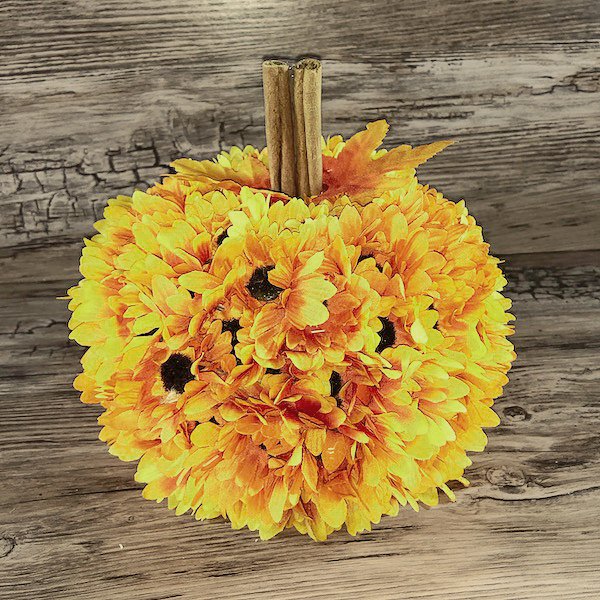 Image for Easy DIY Dollar Store Daisy Pumpkin