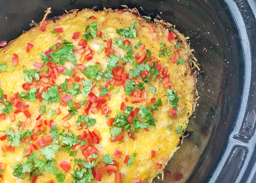 Crockpot Southwestern Breakfast Casserole recipe