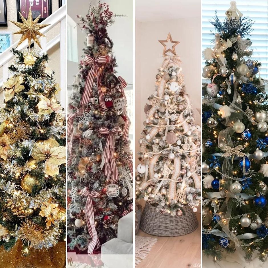 Decorated Christmas Trees