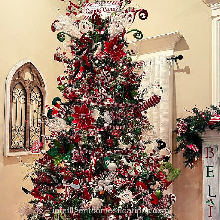 Image for Candy Cane Themed Christmas Tree